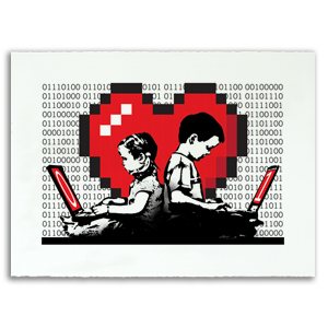 Cyber Love Print