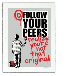 Follow Your Peers Print