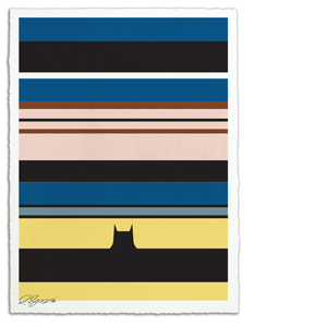 Linear Batman Print